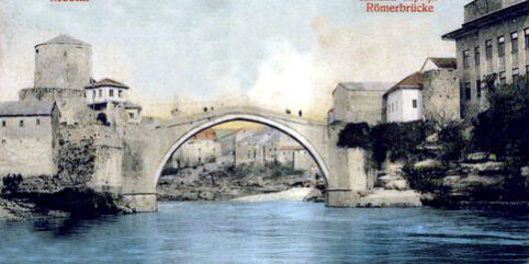 Stari most – visok vodostaj 1900-ih