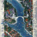 Stara turska karta Mostara (by Nusret Čolpan) 1600-ih