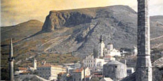 Mostar, Neziragina džamija, (Albert Kahn) 20.10.1912.